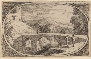 Un pont de pierre - Herman van Swanevelt