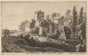 Ferme au-delà de la Porta del Popolo