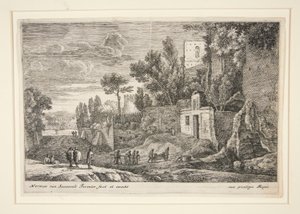 Paysage avec un hôpital, de la série Douze Paysages