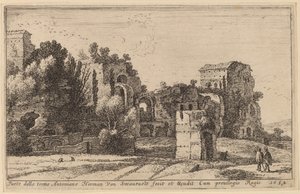 Les Thermes de Caracalla - Herman van Swanevelt
