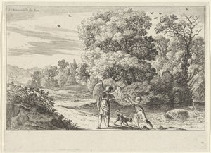 Tobias effrayé par le poisson - Herman van Swanevelt