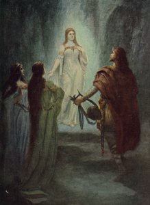 Il vit une belle femme