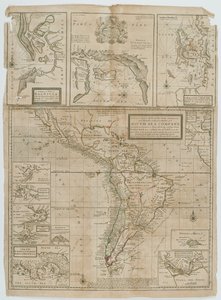 Nouvelle et exacte carte des pays côtiers et des îles dans les limites de la South Sea Company - Hermann Moll