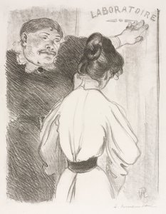 Laboratoire, vers 1900 - Hermann Paul