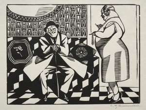 Non ! pas de femme noire, je suis pacifiste je voudrais une dame boche - Hermann Paul