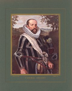 Gaspard II de Coligny, amiral français et chef huguenot pendant les guerres de religion françaises