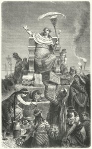 Le roi Crésus sur son bûcher - Hermann Vogel
