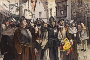 Procession de la Ligue catholique dans les rues de Paris, 1590