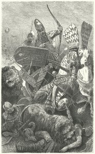 Ramsès le Grand à la bataille de Qadesh, 1274 av. J.-C. - Hermann Vogel