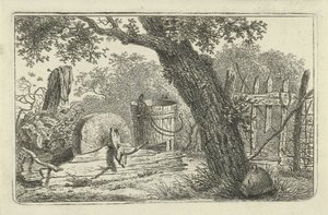 Paysage avec meule - Hermanus Fock