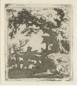 Paysage avec deux personnes