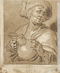 Homme avec une cruche Le buveur