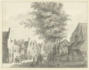 Marché dans le village de Valkenburg