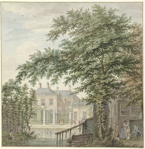 Vue de la maison Luxembourg à Maarssen sur la Vecht