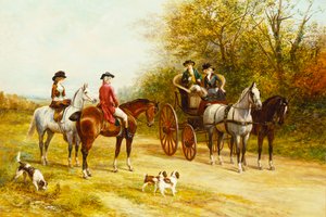 Conversation au bord du chemin