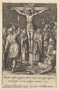 Christ crucifié, avant 1619 - Hieronymous Wierix