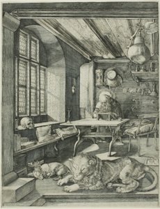 Saint Jérôme dans son bureau