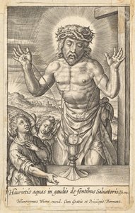Le sang du Rédempteur vénéré par deux anges, avant 1619
