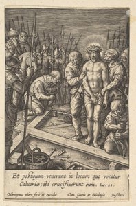 La préparation de la croix, avant 1619