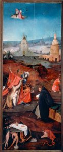Saint Antoine en contemplation - Hieronymus Bosch