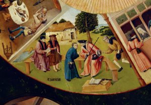 Les sept péchés capitaux et les quatre dernières choses - Hieronymus Bosch