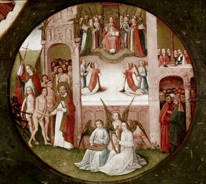 Paradis (détail des Sept Péchés Capitaux et des Quatre Dernières Choses) - Hieronymus Bosch