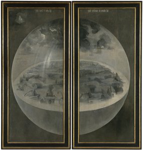 Le Jardin des délices. Triptyque, revers : La Création