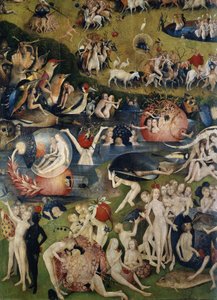 Le Jardin des délices. Détail de la partie centrale du triptyque