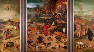 Triptyque de la tentation de Saint Antoine