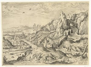 Abraham et Isaac en route vers le lieu du sacrifice - Hieronymus Cock