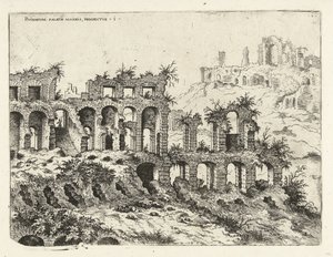 Vue du Colisée et du Palatin - Hieronymus Cock