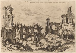 Ruines sur le Palatin avec le Septizonium - Hieronymus Cock