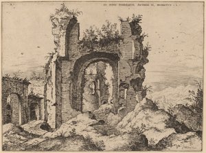 Vue des thermes de Caracalla