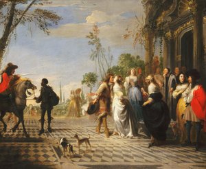 La parabole du fils prodigue - Le fils prodigue quittant la maison