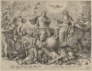 Jugement dernier (De vier leeftijden van de mens en de dood) - Hieronymus Wierix