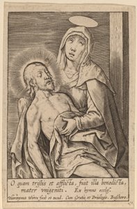 O quam tristis et afflicta ... - Hieronymus Wierix