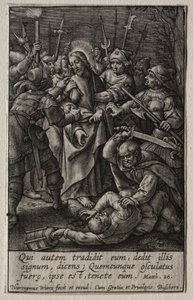 La Passion : La Trahison du Christ - Hieronymus Wierix