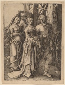 Les deux couples dans la forêt