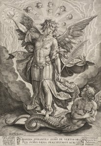 Saint Michel triomphant du dragon, 1584