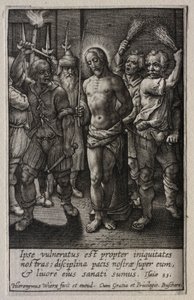 La Passion : La Flagellation - Hieronymus or Jerome Wierix
