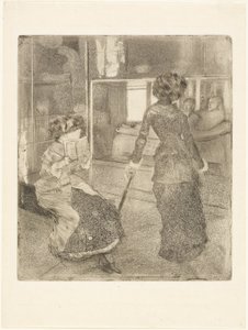 Mary Cassatt au Louvre : La galerie étrusque - Hilaire Germain Edgar Degas
