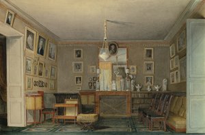 Cabinet de connaisseurs à Paris, vers 1815