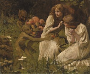 Le marché aux gobelins (huile sur toile)