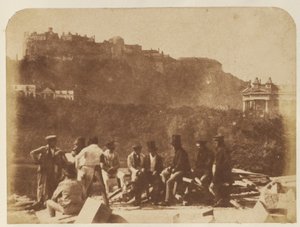 [Le château depuis le monument Scott]