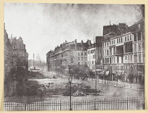 Rue Royale et Restes des Barricades de 1848 - Hippolyte Bayard