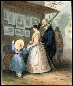 Chez le vendeur de gravures, 1831