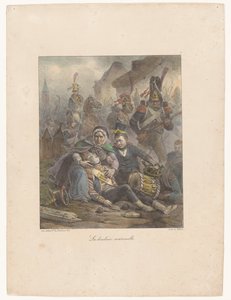 Douleur maternelle (Lithografische schetsen, Croquis lithographiques)