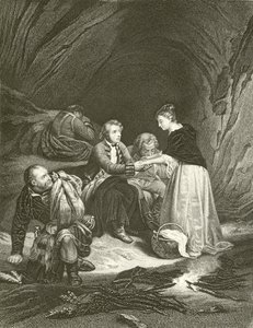 Charles Edward (le Prétendant) et Flora Macdonald - Hippolyte Delaroche