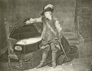 Oliver Cromwell regardant le cadavre du roi Charles I - Hippolyte Delaroche