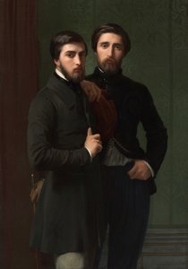 René-Charles Dassy et son frère Jean-Baptiste-Claude-Amédé Dassy, 1850 - Hippolyte Flandrin